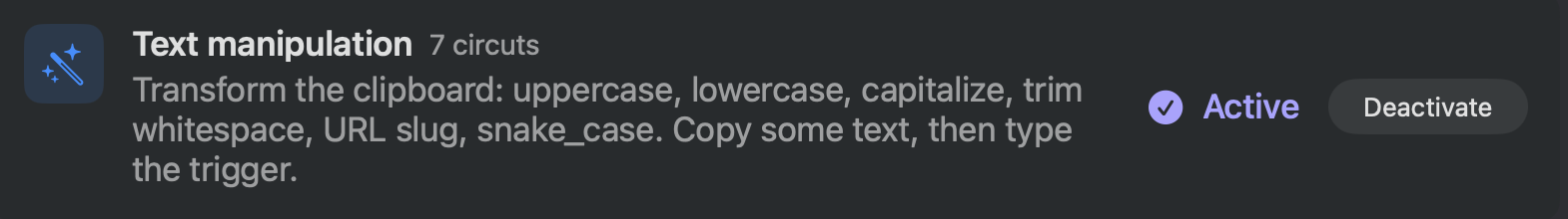Text manipulation